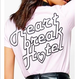 Lisa heartbreak printed t shirt